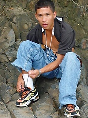 Handsome and horny latin guy demonstrates body