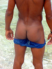 Black straight boy at the nature