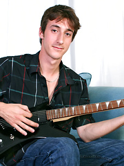 Pretty boy Jimmy Little rocks around the cock