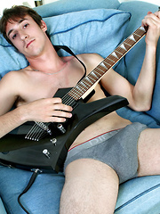 Pretty boy Jimmy Little rocks around the cock
