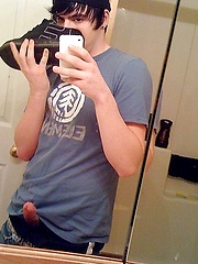 Young men jerking off and shooting cum