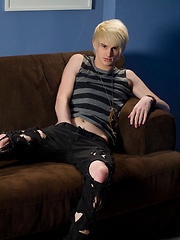 Brant Meyers is new HelixStudio blonde emo boy