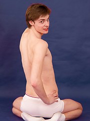 Joel Martin, cute straight basketball player poses for the first time