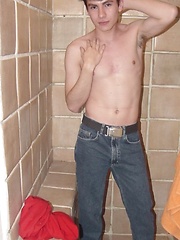 Locker room larks with HMBoy Celio
