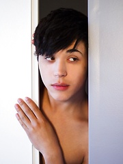 Smooth, sexy twink Jordan Thomas discusses and reenacts his first time in this extremely hot new bareback scene