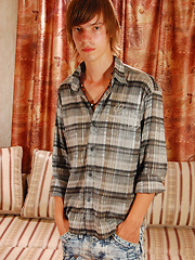 Long-haired twink Dominic loves big anal toys and lots of slippery lube, check out the pleasure ...