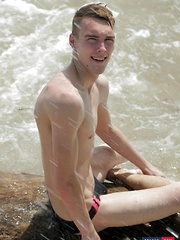 Beach-Time Fun For Mike James As He Sucks & Fucks Devon LeBron's Mammoth Black Dick!