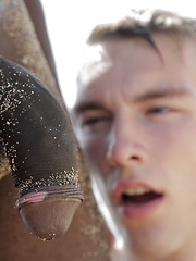 Beach-Time Fun For Mike James As He Sucks & Fucks Devon LeBron's Mammoth Black Dick!